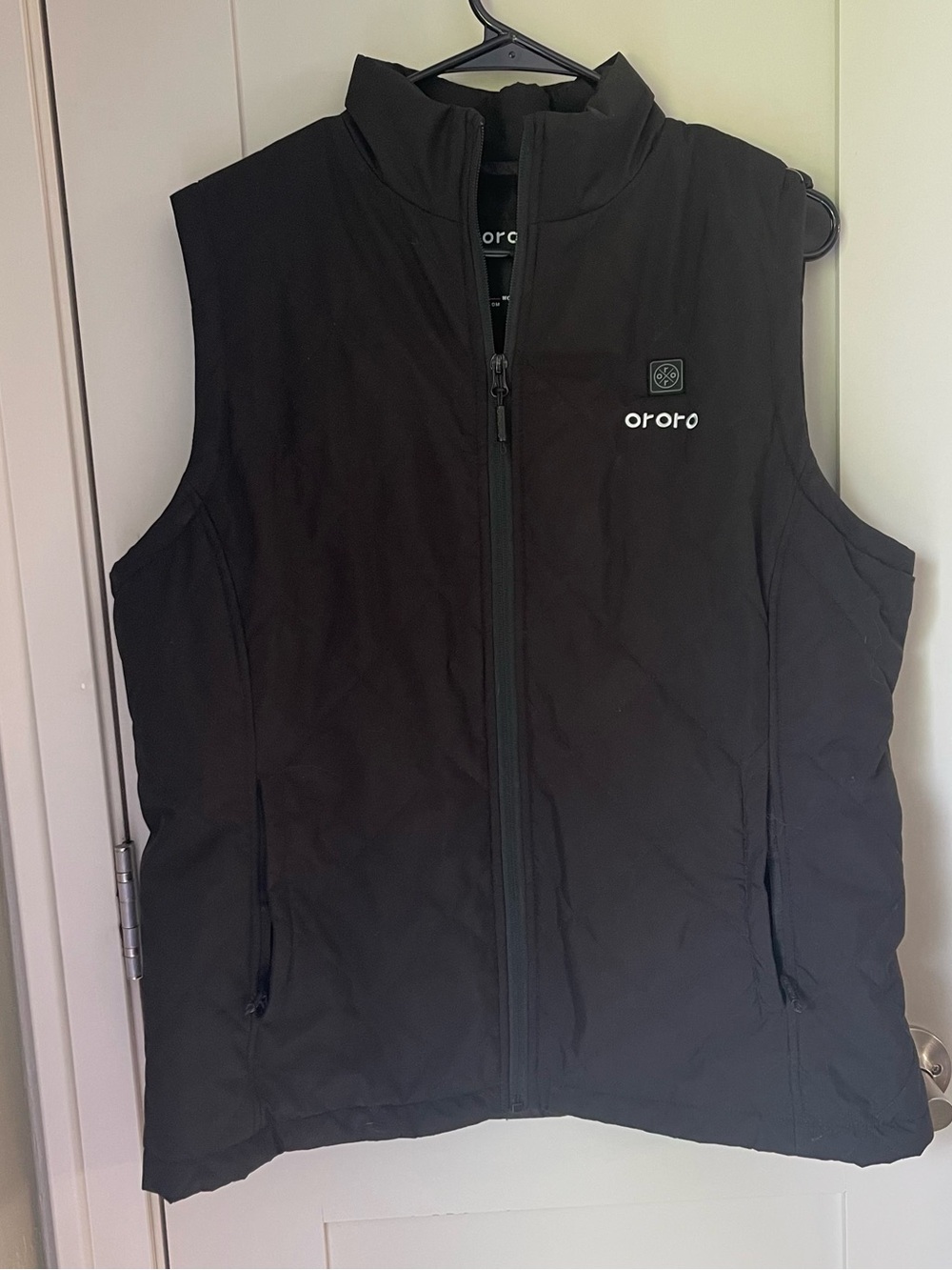 Ororo Heated Vest Women's Large Black Full Zip Insulated Puffer *NO Battery*